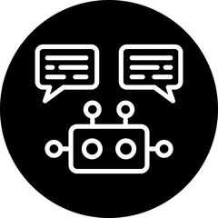Vector Design Robot Assistant Icon Style