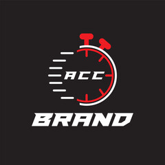 ACC letter logo vector Unique attractive creative modern initial design white color on black color background ACC letter logo icon design
