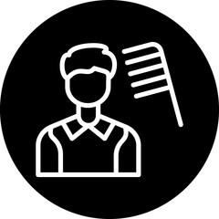 Hair Stylist Male Icon Style