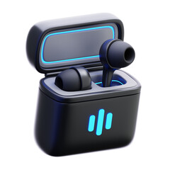 earbuds 3D Illustration