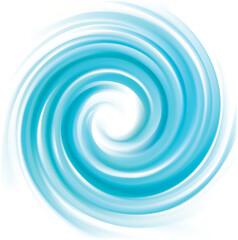 Vector blue swirling backdrop