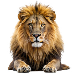 Fototapeta premium lion on transparent background