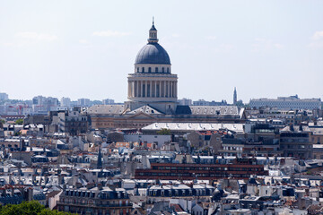 The Pantheon overshadowing other buildings in Paris