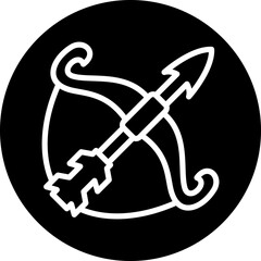 Bow Arrow Icon Style