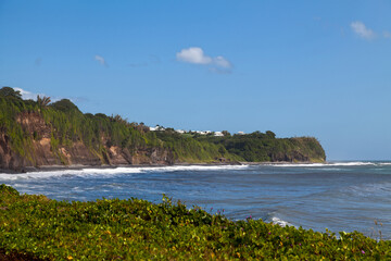 Seascape wth Sainte-Marie on the cliff