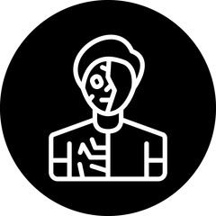 Cyborg Icon Style