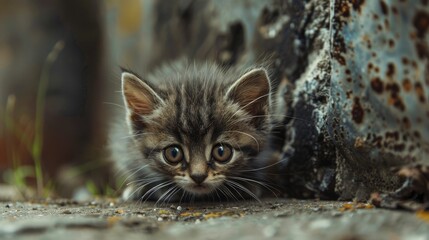 An Adorable Small Feline