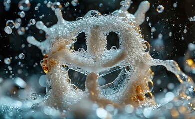 Frothy Bubbles in High Speed Photography