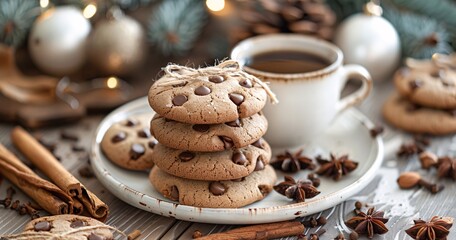 Seasonal Delight: Festive Cookies and Cocoa