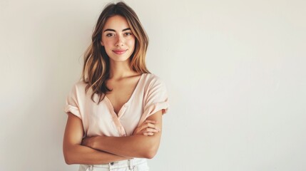 Fototapeta premium The confident young woman