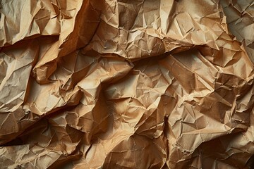 Crumpled Paper Abstract Art Background