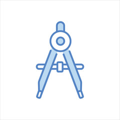 Compasses vector icon