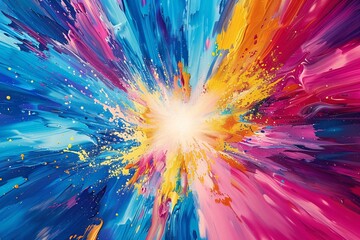 Vivid Abstraction: A Colorful Pixel Art Masterpiece