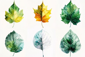 Seasonal Leaf Art Collection