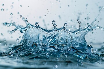 Vivid Water Splash in Motion