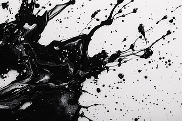 Artistic Abstraction: Ink Droplet Motion