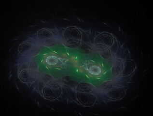 Imaginatory fractal abstract background Image