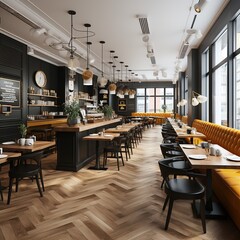 A Beautiful Representation of the Restaurant Interior