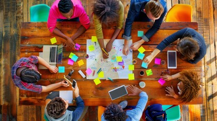 The collaborative brainstorming session