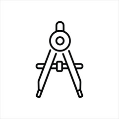 Compasses vector icon