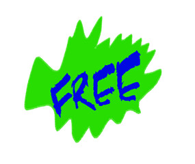 Obraz premium Free Sticker