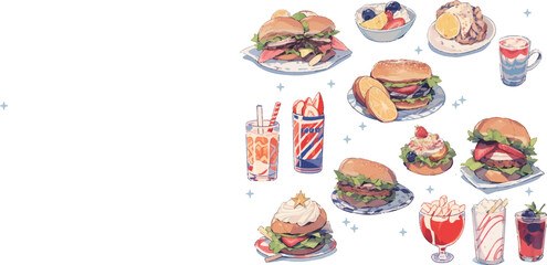 set of easter eggs with egg