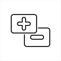 Fototapeta premium Plus Minus vector icon