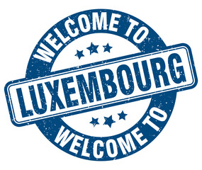 Welcome to Luxembourg stamp. Luxembourg round sign