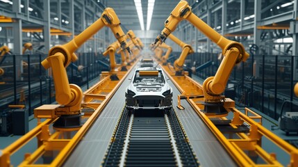 Assembly of the Car in the Automotive Industry