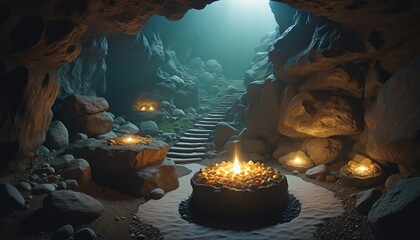 A beautiful and mystical cave
