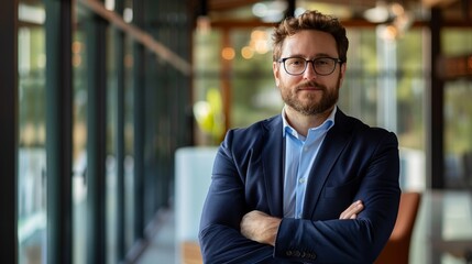 Obraz premium The confident businessman