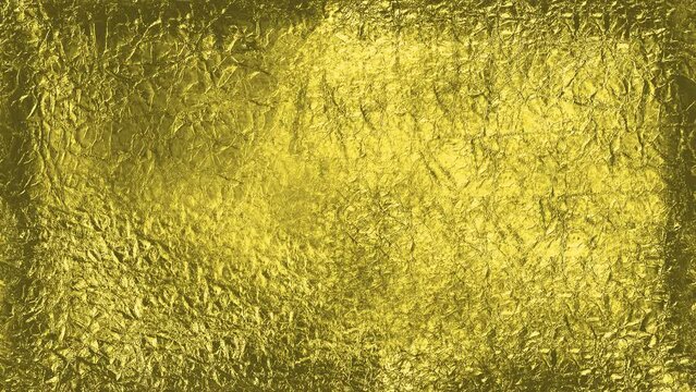 Radiant Gold Loop. Glimmering facet reflecting light in a shiny display, creating a sense of depth and gold texture.
