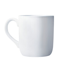 Plain White Ceramic Coffee Mug