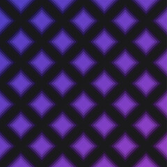 Fototapeta premium Pixel Art Gradient Purple and Pink Gradient Diamond Pattern on Dark Background