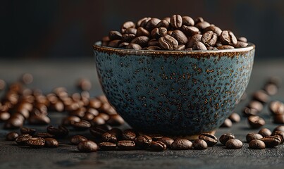 bowl full of coffee beans
