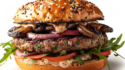 A mouthwatering vegetarian burger that rivals its meaty counterparts in both taste and...