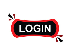 login button for web interface login icon 
