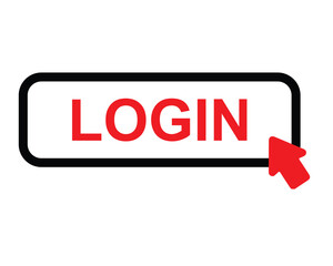 login button for web interface login icon 