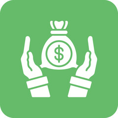 Fototapeta premium Give Money Icon