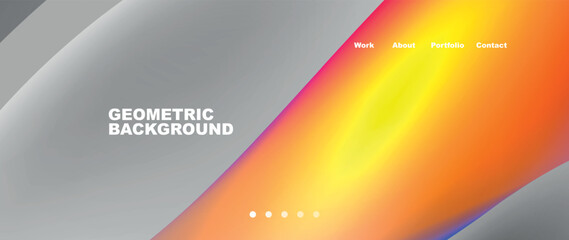 Dynamic flowing shapes concept design composition. Vector Illustration For Wallpaper, Banner, Background, Card, Book Illustration, landing page