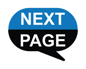 next page button vectors. sign label speech bubble next page