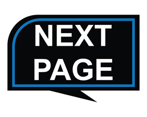next page button vectors. sign label speech bubble next page