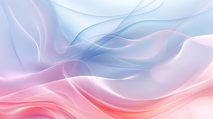 Obraz premium Abstract background silk fabric light pink ,light blue thin clear on white background.