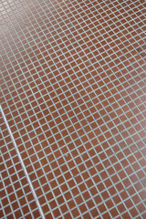 Red Tiled Floor Background for Interior Design and Architectural Projects