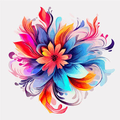 abstract flower background