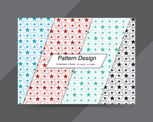 Modern and unique pattern design. Formal and futuristic pattern vector design template. 