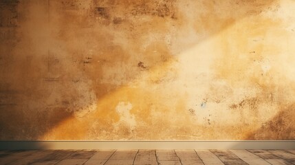 Textured wall in golden brown tones, sun highlights and shadows, perfect universal background for presentation 8K , high-resolution, ultra HD,up32K HD