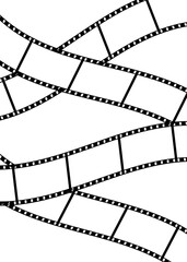 フィルムの背景イラスト