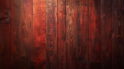 The Red Wooden Planks