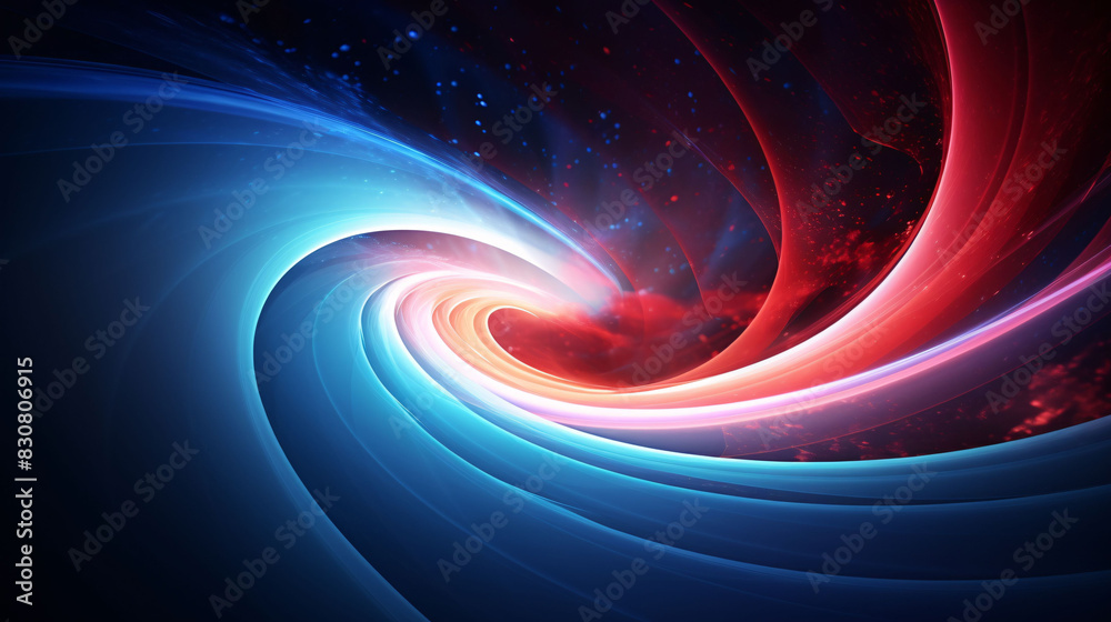 Wall mural digital galaxy colorful black hole scene abstract graphic poster web page ppt background